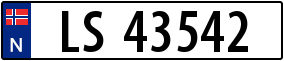 Truck License Plate